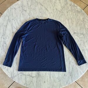 Lululemon Men’s Long Sleeve Navy Blue Shirt – Size XL
